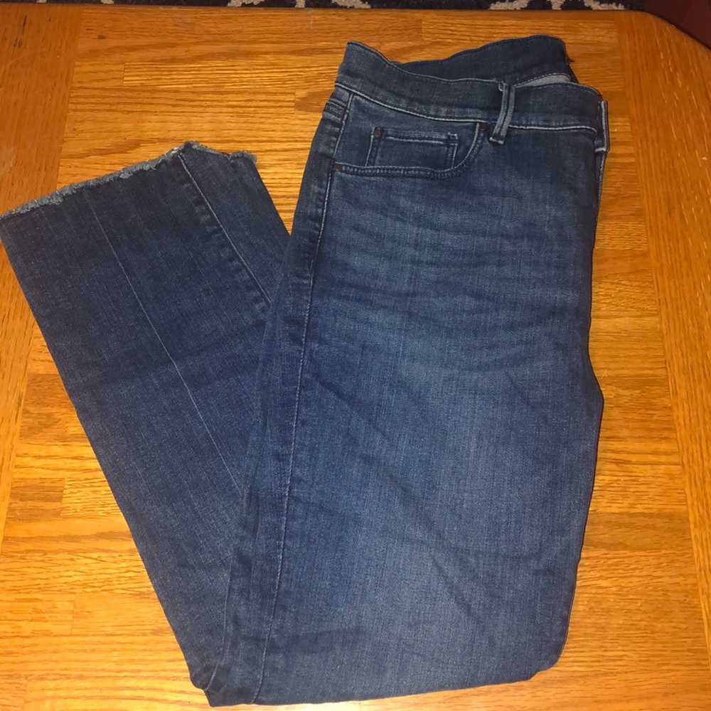 ANN TAYLOR denim crop